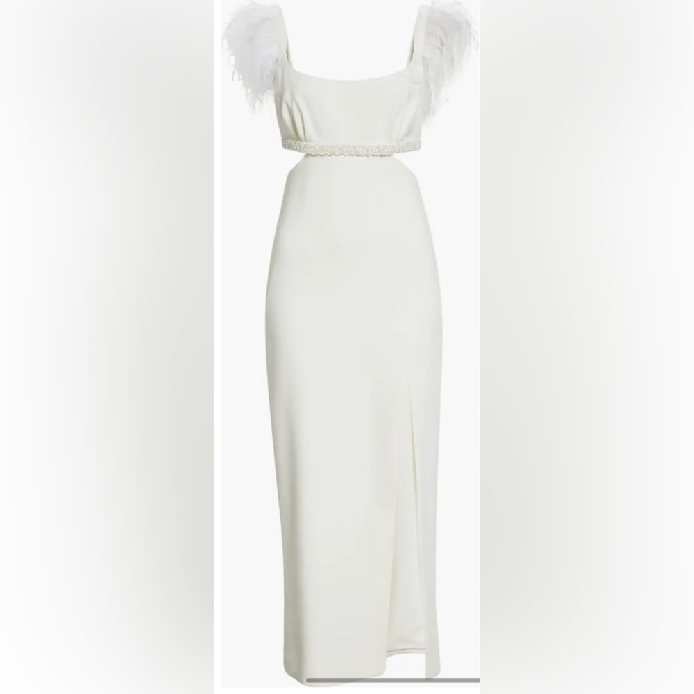 NWOT Likely Taliah Midi Gown White Size 0 - Picture 9 of 17